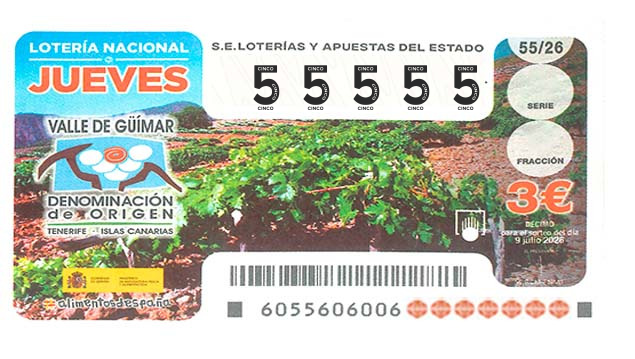 Décimo 55555