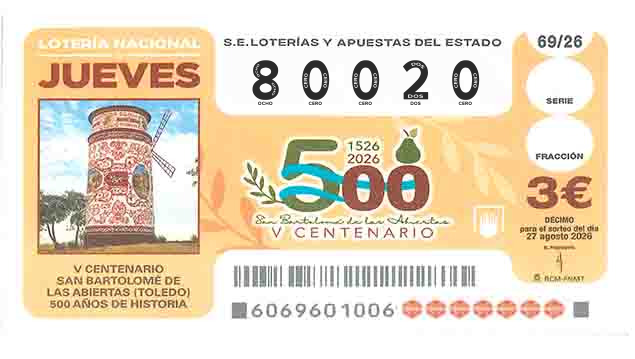 Décimo 80020