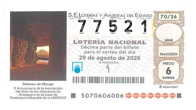 Décimo 77521