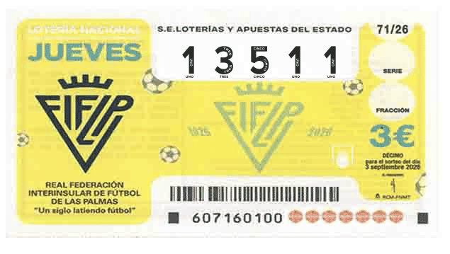 Décimo 13511