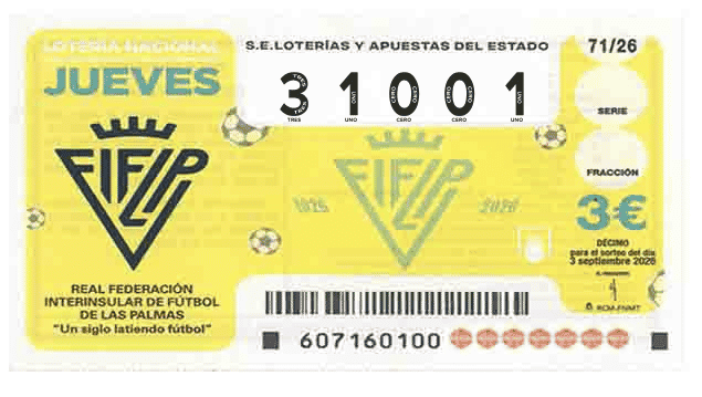Décimo 31001