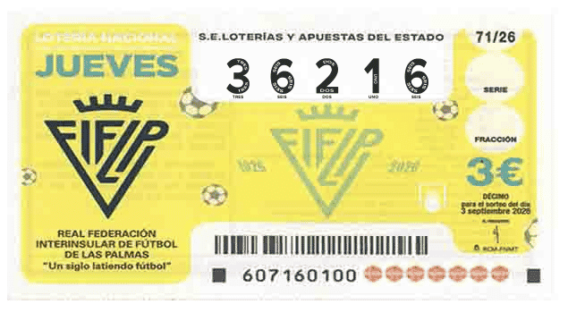 Décimo 36216