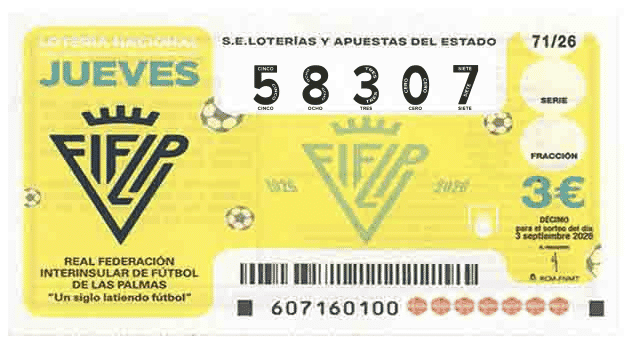 Décimo 58307