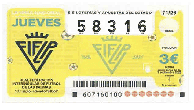 Décimo 58316