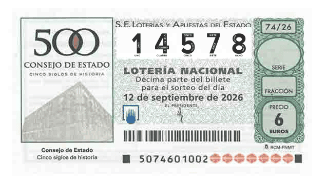 Décimo 14578
