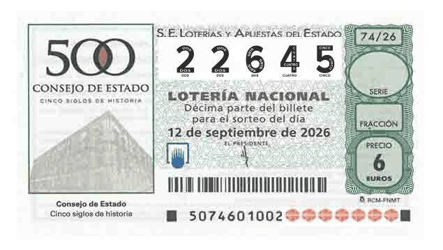 Décimo 22645