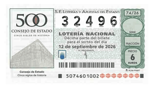 Décimo 32496