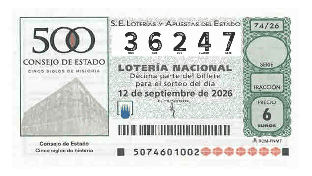 Décimo 36247