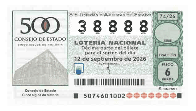 Décimo 38888