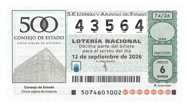 Décimo 43564