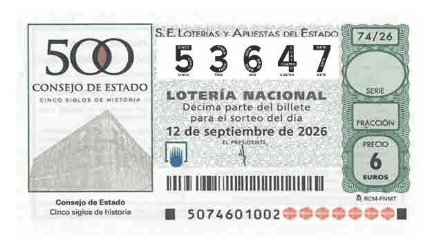 Décimo 53647