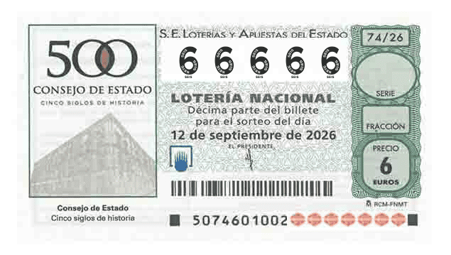 Décimo 66666