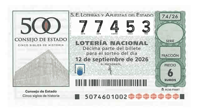 Décimo 77453