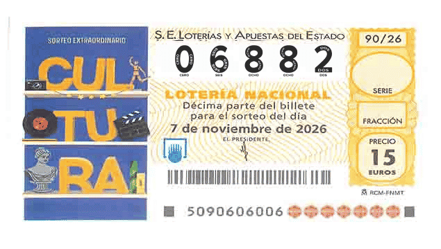 Décimo 06882 del sorteo 90-07/11/2026 Sábado