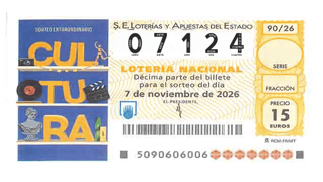 Décimo 07124 del sorteo 90-07/11/2026 Sábado