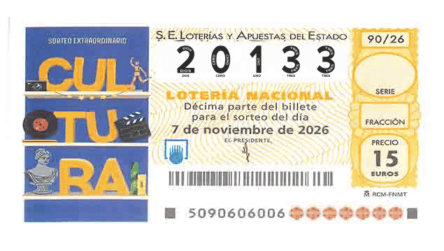 Décimo 20133 del sorteo 90-07/11/2026 Sábado