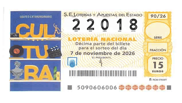 Décimo 22018 del sorteo 90-07/11/2026 Sábado