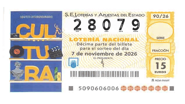 Décimo 28079 del sorteo 90-07/11/2026 Sábado