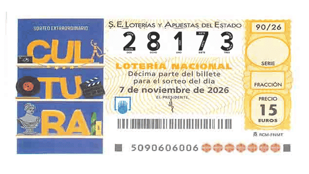 Décimo 28173 del sorteo 90-07/11/2026 Sábado