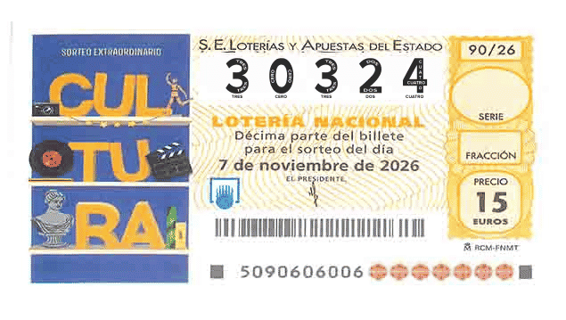 Décimo 30324 del sorteo 90-07/11/2026 Sábado