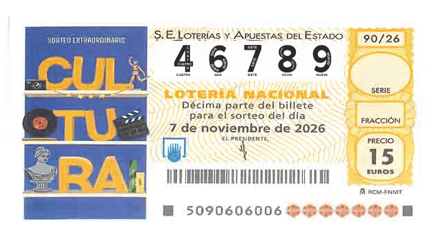 Décimo 46789 del sorteo 90-07/11/2026 Sábado