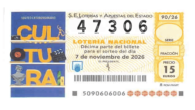 Décimo 47306 del sorteo 90-07/11/2026 Sábado