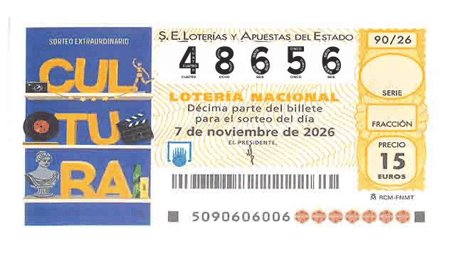 Décimo 48656 del sorteo 90-07/11/2026 Sábado