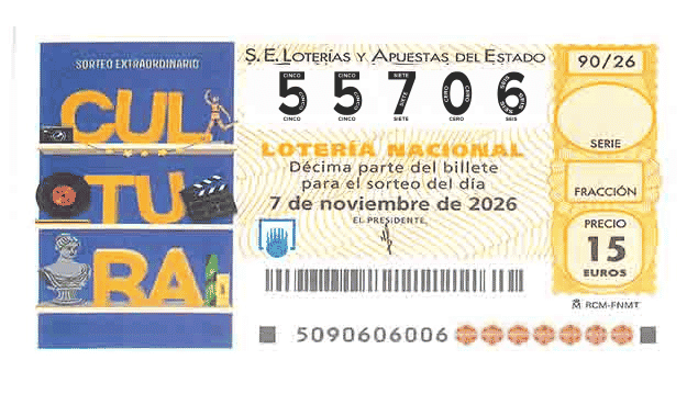 Décimo 55706 del sorteo 90-07/11/2026 Sábado