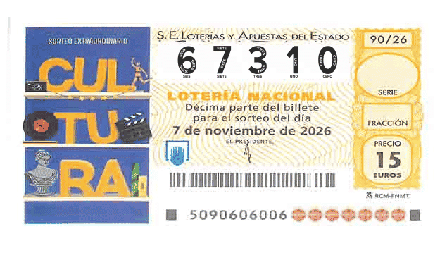 Décimo 67310 del sorteo 90-07/11/2026 Sábado