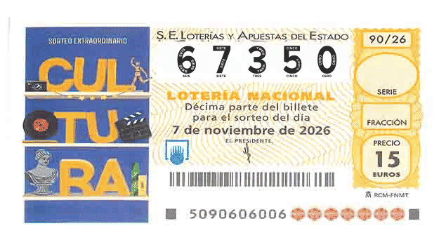 Décimo 67350 del sorteo 90-07/11/2026 Sábado