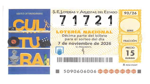 Décimo 71721 del sorteo 90-07/11/2026 Sábado