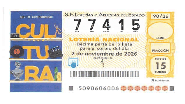 Décimo 77415 del sorteo 90-07/11/2026 Sábado
